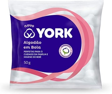 5 Unidades Algodão em Bola 50G York