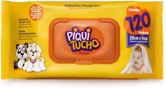 Toalhinhas Umed Piquitucho Premium - 120 Unidades