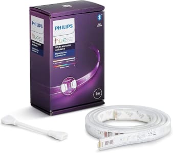 Extensão de Fita LED Philips Hue com Adesivo, 20W, 1 metro, Iluminação Inteligente Controlada por WiFi e Bluetooth, Compatível com Alexa, 1 Metro