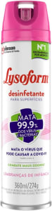 Desinfetante Aerossol Lembrança de Infância Lysoform 360ml