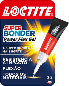 10 Unidades Cola Super Bonder Power Gel Transparente Flexível - Loctite