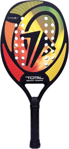 Raquete Beach Tennis Total Fun 100% Carbono + Raqueteira