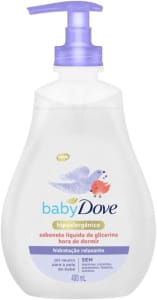 Sabonete Líquido de Glicerina Baby Dove Relaxante Hora de Dormir 400ml