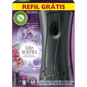 Aromatizante Aerosol Air Wick Freshmatic Doces Dias de Lavanda Refil 250ml