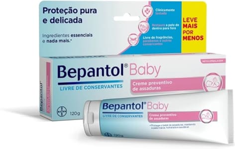 Bepantol Baby Creme Preventivo de Assaduras Para Bebês, Bepantol, 120G