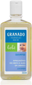 2 Unidades — Shampoo Bebê Lavanda, Granado, Lilás, 250ml