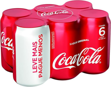 Pack de Coca-Cola Lata 350ML 6 unidades