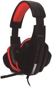 Headset Gamer Multilaser P2 Preto/Vermelho - PH120