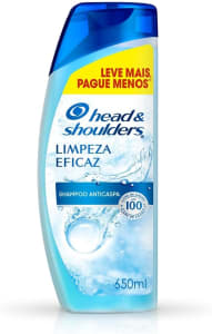 Shampoo Anticaspa Head & Shoulders Limpeza Eficaz - 650ml