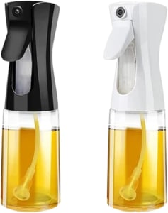 Kit Galheteiro Pulverizador Spray Gourmet 2 Peças (Branco)