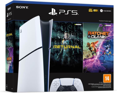 Console Playstation 5 Slim Edição Digital + Jogos Returnal + Ratchet & Clank