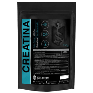 Creatina Monohidratada 100% Pura Importada 250g - Soldiers Nutrition