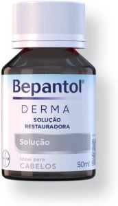 Bepantol Derma Solução Hidratante e Restauradora para Cabelo, Anti Frizz e Nutrição, 50ml