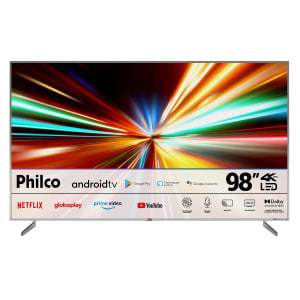 Smart TV Philco 98" Android TV 4K LED Dolby Atmos WiFi - PTV98F8TAGCM