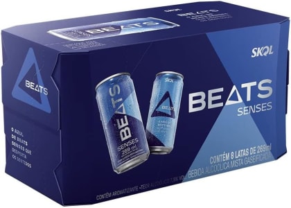 Pack de Drink Pronto Beats Senses 269ml Lata 8 Unidades