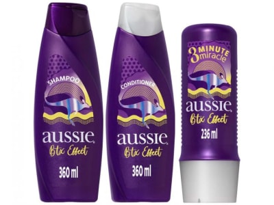 Kit Shampoo E Condicionador Aussie Btx Effect - Óleo De Jojoba 360ml +3 Minutos Milagrosos