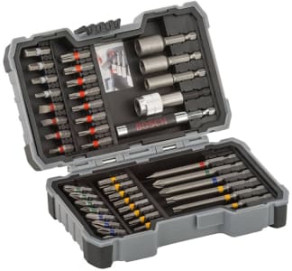 Kit de Pontas e Soquetes Bosch para parafusar com 43 unidades