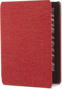 Capa de Tecido Resistente à Água para Kindle Paperwhite 10ª Geração - Amazon — Cor: Vermelha