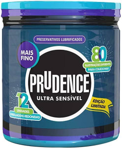 Preservativo Prudence, Prudence, Opaco, Pacote de 12