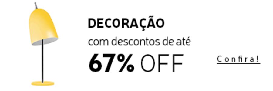 Produtos de Decoração com até 60% de Desconto