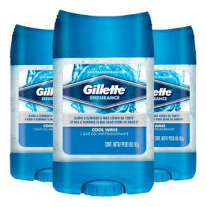 Leve Mais Pague Menos: 3 Desodorantes Gillette Clear Gel Cool Wave 82g