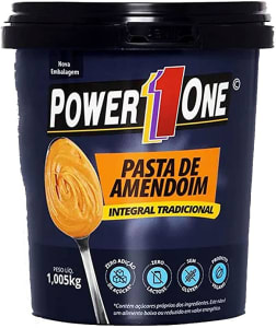 Pasta de Amendoim Power One Integral - 1000g