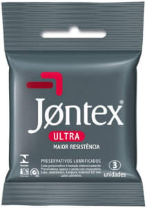 Preservativo Camisinha Jontex Ultra Resistente - 3 Unidades