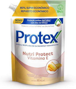 Sabonete Líquido para as Mãos Protex Nutri Protect Vitamina E 900ml