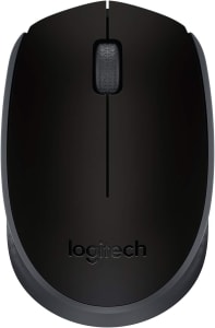 Mouse Sem Fio Logitech M170 Com Design Ambidestro Compacto, Conexão USB E Pilha Inclusa - Preto