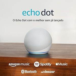 Echo Dot 5ª geração | O Echo Dot com o melhor som já lançado | Cor Branca