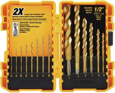 Kit de brocas DEWALT DW1341, 14 peças