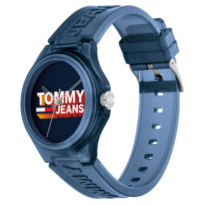 Relógio Tommy Jeans Masculino Borracha Azul 1720028