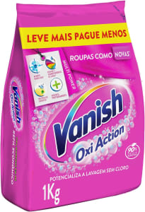 Tira Manchas em Pó Vanish Oxi Action Pink - 1kg