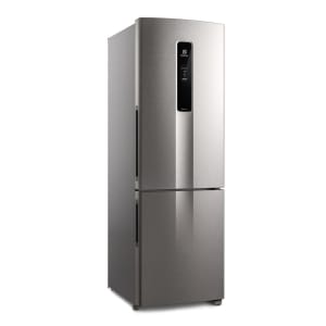 Geladeira Electrolux Frost Free 400L Inverse com AutoSense cor Inox Look, 220V (DB44S)