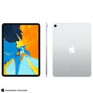 iPad Pro Wi-Fi Silver com Tela de 11", 512 GB e Processador A12x - MTXU2BZ/A