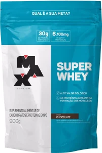 Super Whey Protein 900 Gramas Sabor Chocolate