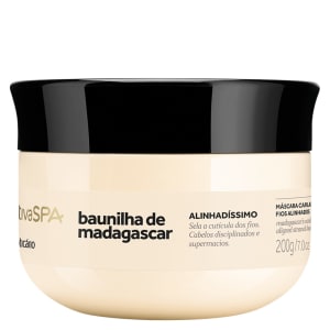 Nativa SPA Baunilha de Madagascar Máscara Capilar para Cabelos Disciplinados, 200g