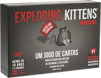 Galápagos, Exploding Kittens: Proibidão, Jogo de Cartas Competitivo, 2 - 5 jogadores, 30min