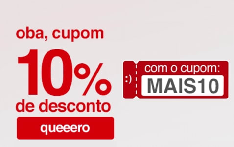 Cupom MAIS10 de 10% de Desconto na Americanas! 