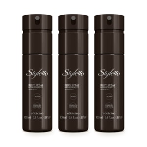 Combo Boticolletion Styletto: Body Spray Desodorante 100ml (3 unidades)