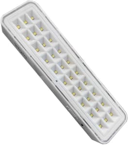 4 Unidades - Luminária De Emergência 30 LEDS 2W Elgin Bivolt Bateria até 6 horas Luz Branca Fria