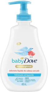 Baby Dove Sabonete Líquido Da Cabeça Aos Pés Hidratação Enriquecida 400Ml