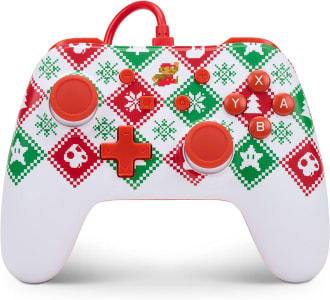 Controle com Fio para Nintendo Switch Mario Holiday Sweater - PowerA