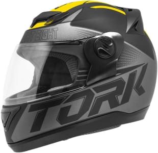 Pro Tork Capacete Evolution G7 Fosco 58 Preto/Amarelo