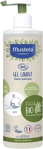 Mustela BR Gel Lavante Corpo e Cabelo Bio Orgânico Certificado 400Ml - Sabonete Líquido Vegano Sem Fragrância Fórmula Biodegradável Com 97% De Ingredientes De Origem Natural