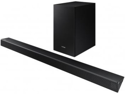 Soundbar Samsung com Subwoofer 320W 2.1 Canais - HW-R550/ZD - Magazine Ofertaesperta