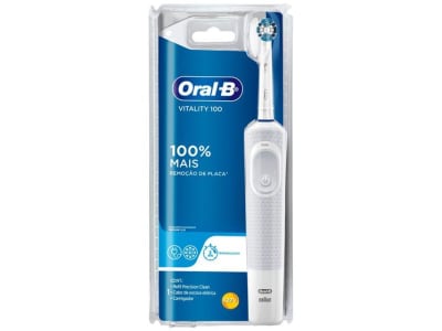 Escova de Dente Elétrica Recarregável Oral-B - Vitality 100 Precision Clean