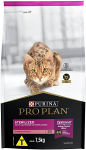 Ração Nestlé Purina Pro Plan Sterilized para Gatos Adultos Sabor Salmão e Arroz 7,5kg