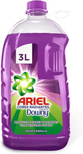 Lava Roupas Ariel Cores Radiantes Toque de Downy - 3L