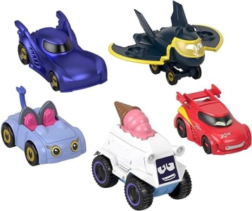 Fisher-Price Batwheels Veículo Pacote com 5 Batmobile  